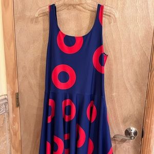 Phish Fishman donut skater dress XL
